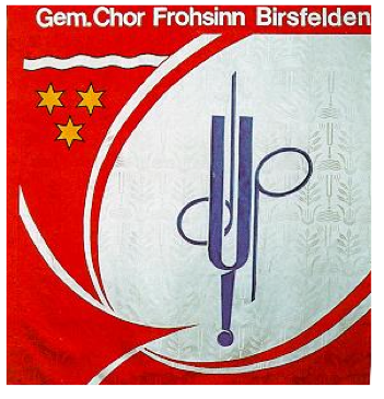 Fahne Gemischer Chor Frohsinn Birsfelden